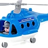 Игрушечный транспорт Полесье Вертолет-милиция Альфа 72412 (синий)