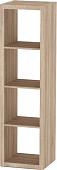 Стеллаж Mio Tesoro Фора 4L (дуб беленый)