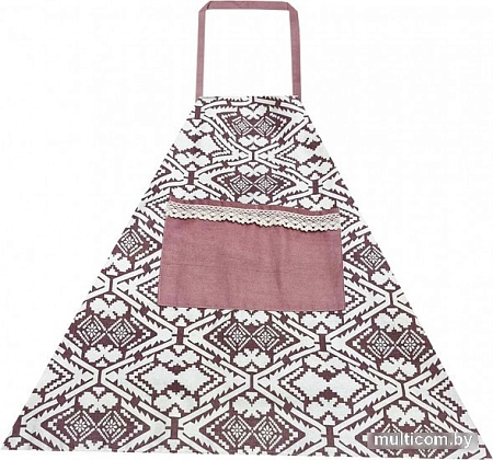 Фартук Swed House Alunda 64.01.3397 (белый/красный)