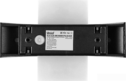 Уличный накладной светильник Uniel ULU-S32A-8W/4000K IP65 BLACK UL-00009348