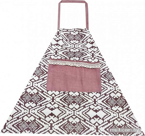 Фартук Swed House Alunda 64.01.3397 (белый/красный)