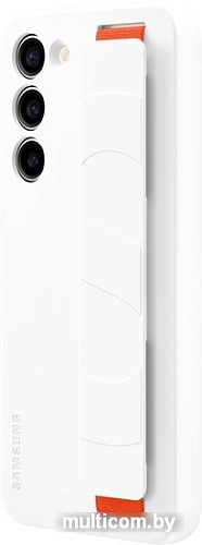 Чехол для телефона Samsung Silicone Grip Case S23+ (белый)