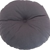 Декоративная подушка Sled Круглая 40x40x10 (графит)