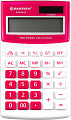 Бухгалтерский калькулятор Darvish DV-2716-12R (белый/красный)
