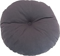 Декоративная подушка Sled Круглая 40x40x10 (графит)