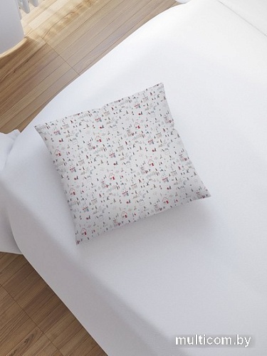 Чехол на подушку JoyArty Зимняя прогулка sl_201512