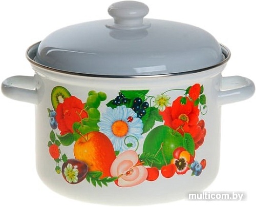 Кастрюля Лысьвенские эмали Фруктовый микс С-1618АП2/4