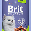 Пресервы Brit Premium для взрослых кошек ягненок в желе 85 г