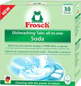 Таблетки для посудомоечной машины Frosch Всё в одном 30шт.