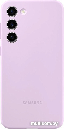 Чехол для телефона Samsung Silicone Case S23+ (лиловый)