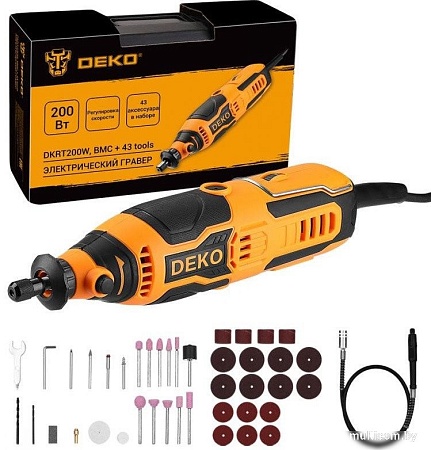 Гравер Deko DKRT200W 083-1066 (кейс)