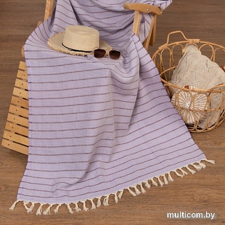Полотенце Love Life Полосы 6840461 (сиреневый)