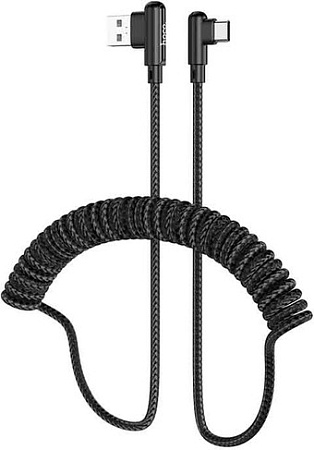 Кабель Hoco DU40 USB Type-A - USB Type-C (1 м, черный)