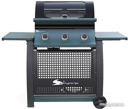 Газовый гриль для дачи Sahara S325 3B BBQ Smokey Teal (дымчатый)