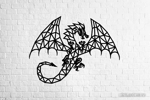 Настенная фигура Eco-Wood-Art Дракон