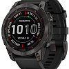 Умные часы Garmin Fenix 7 Sapphire Solar 47 мм (серый карбон/черный)