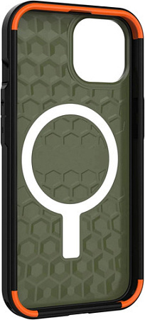 Чехол для телефона Uag для iPhone 14 Civilian for MagSafe Olive 114036117272