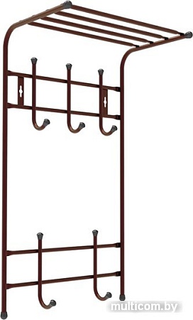 Вешалка для одежды Nika с полкой ВПТ5 (медный антик)