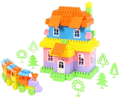 Конструктор Полесье 0552 Строитель Макси