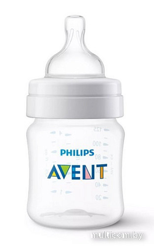 Набор бутылочек для кормления Philips Avent Anti-colic SCY100/02 (125 мл, 2 шт)