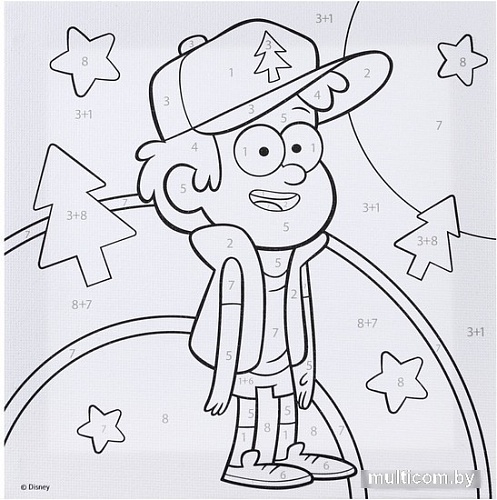 Картина по номерам Disney Диппер. Гравити Фолз 9578821