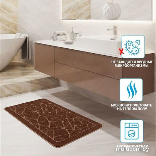Коврик для ванной Shahintex РР 50x80 (кофе)