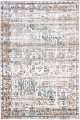 Ковер для жилой комнаты Radjab Carpet Бьянка Прямоугольник D008A 7532RK-B (3x4, Cream Shirink/Blue Fdy)