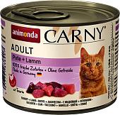Консервированный корм для кошек Animonda Carny Adult с индейкой и ягненком 200 г