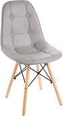 Стул Mio Tesoro Элма-1 (серый/дерево)