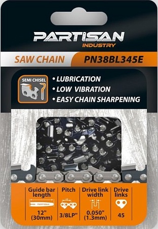 Цепь для пилы Partisan PN38BL345E