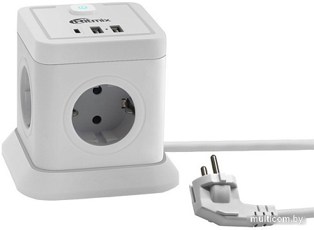 Сетевой фильтр Ritmix RM-242C (белый)