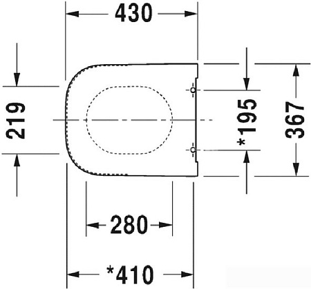 Сиденье для унитаза Duravit Happy D.2 (0064591300)