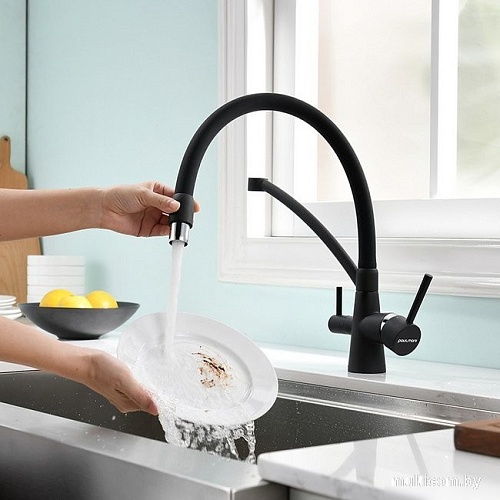 Смеситель Paulmark Siegen Si213111-401(AN) (черный /антрацит)