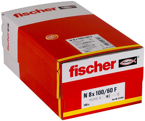 Fischer N 8 x 100/60 F 513703 (100 шт)