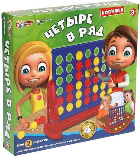Развивающая игра Умные игры Четыре в ряд 1808K1147-R
