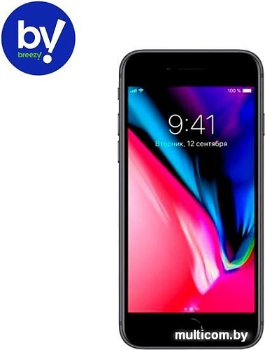 Смартфон Apple iPhone 8 64GB Воcстановленный by Breezy, грейд A (серый космос)