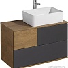 Мебель для ванных комнат Акватон Тумба с умывальником Терра 85 1A2472K1TEKA0