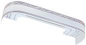 Карниз для штор Legrand Монарх 48070149 (2 м, белый глянец/хром)