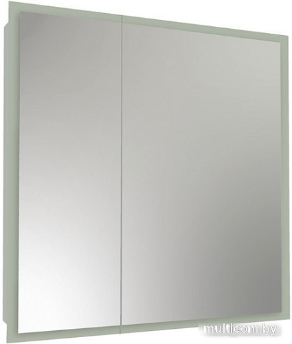 Континент Шкаф с зеркалом Reflex Led 80x80 (с датчиком движения)