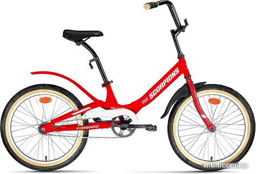 Детский велосипед Forward Scorpions 20 1.0 2022 (красный/белый)