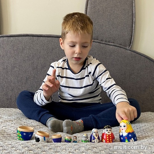 Развивающая игра Брестская Матрешка Щелкунчик (набор 5 шт)