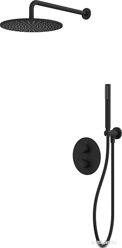 Душевая система Whitecross Y YSET08BL (черный матовый)
