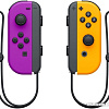 Геймпад Nintendo Joy-Con (неоновый фиолетовый/неоновый оранжевый)