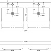 Умывальник Cezares CZR-1200/480-2-LV-MR-ECO