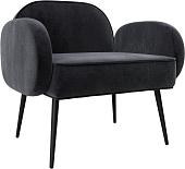 Интерьерное кресло Лига диванов Лига-086 132440 (велюр Tower 11 темно-серый)