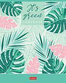 Полуобщая тетрадь Hatber It's green 48Т5В1 (48 л)