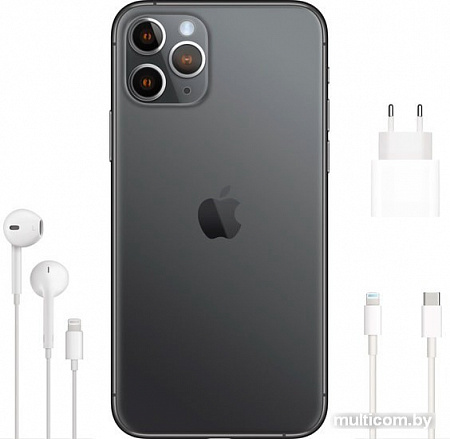 Смартфон Apple iPhone 11 Pro Max 512GB Dual SIM (серый космос)