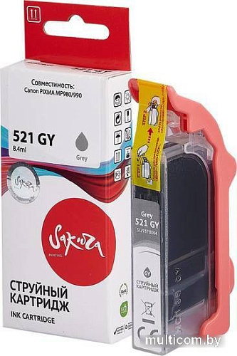 Картридж Sakura Printing SI2937B004 (аналог Canon 521 GY)