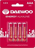 Батарейка Daewoo Energy Alkaline AAA 4 шт. 5029903