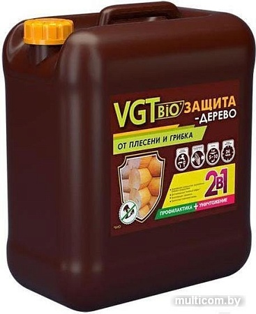 Пропитка VGT Биозащита-дерево тонированный 5 кг